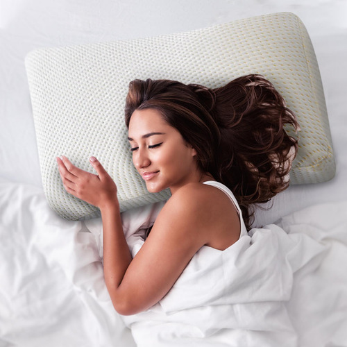 Juego De Almohadas De Espuma Viscoelástica, Almohada De Cama