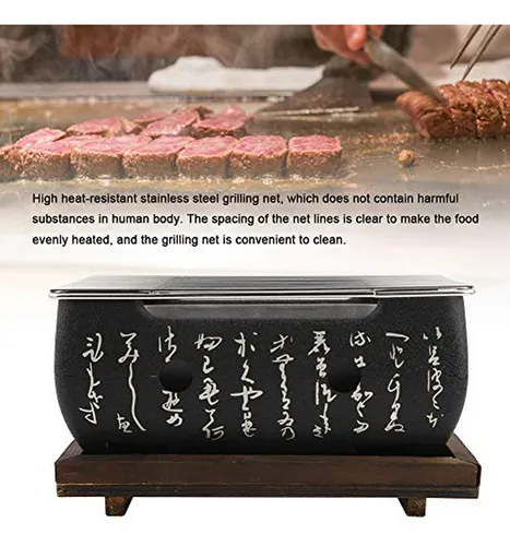 Parrilla Japonesa Portátil Para Barbacoa, Robata, Yakitori,