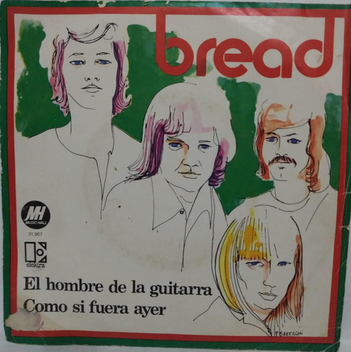 Bread  El Hombre De La Guitarra Vinilo De 7