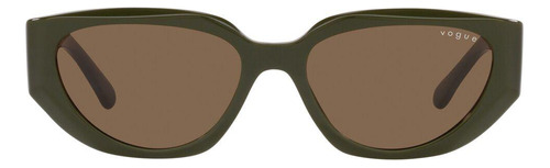 Lentes De Sol Vo5438 Dark Brown - Vogue Eyewear Color de la varilla Verde