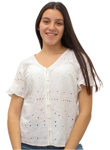 Blusa Old Broderie Hermosa Importada