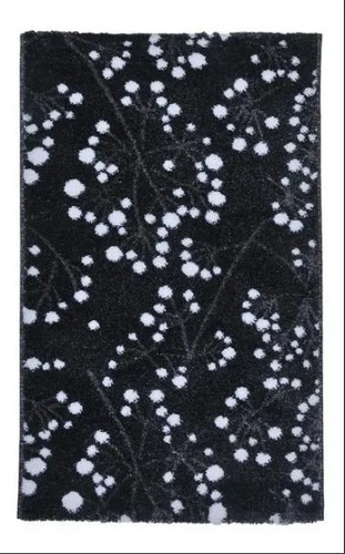 Alfombra Frise Bruselas Negra 160x230 Urbino Mashini 