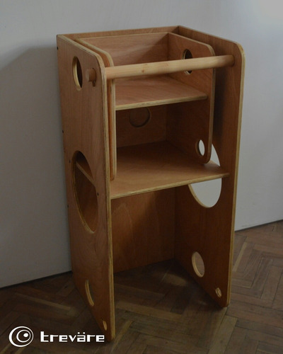 Torre De Aprendizaje/mesa + Silla Cubo