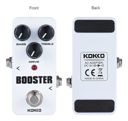 Pedal De Efecto Kokko Mini Booster Fbs2 Guitarra Bajo