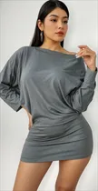 Comprar Vestido Corto Mujer Modal Elastizado Comodo Elegante