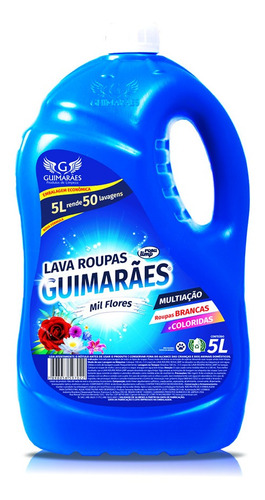 Lava Roupa Guimarães 5l Mil Flores