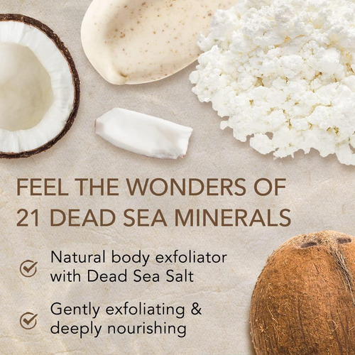 O Naturals Esfoliante Óleo De Coco Sal Do Mar Morto Esfolian