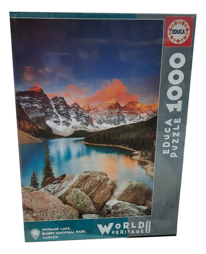 Puzzle Educa X 1000 Lago Moraine Canada Jeg 17739 El Gato