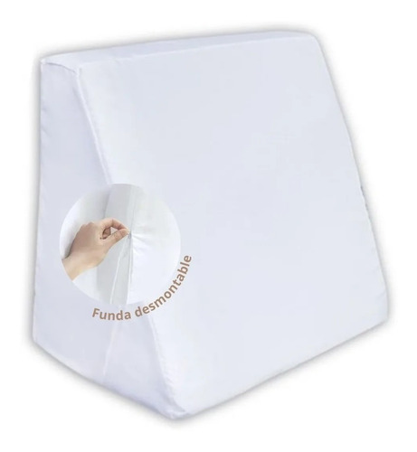Imagen 3 de 8 de Almohada Triangulo Comodin Espalda Piernas Respaldo Descanso
