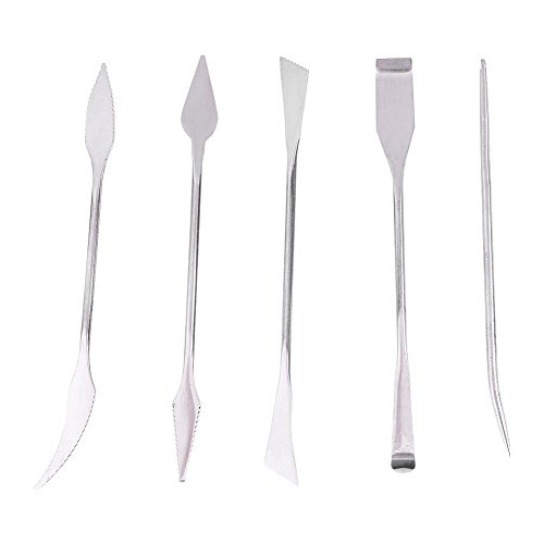 Stainless Steel Wax Clay Tool, 5pcs Double Ended Potter...