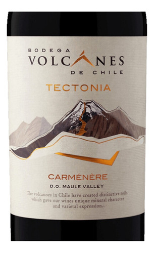 Vino Undurraga Volcanes De Chile Tectonia - Carmenere 750ml