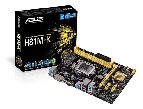 Kit Placa Madre Asus H81m-k Intel Core I7 4ta 8gb Ram Ddr3 (Reacondicionado)