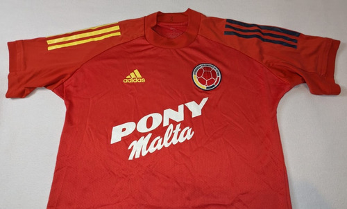 Seleccion Colombia Camiseta De Practica Usada Jugador Roja