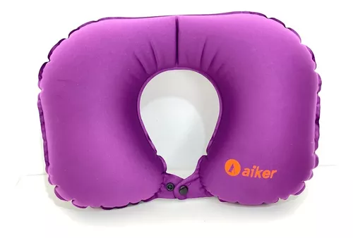 Almohada de viaje para camping, almohada inflable pequeña portátil para  camping, mini almohada de aire para apoyar el cuello, almohadas de coche  para