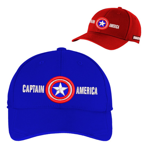 Gorra C-a-p-i-t-a-n Am-e-r-i-c-a  Anime, Niño, Adulto, Nuevo