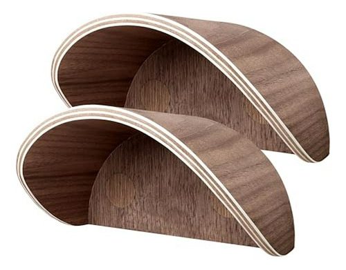 Perchero Para Sombreros 2 Pack De Madera De Nogal