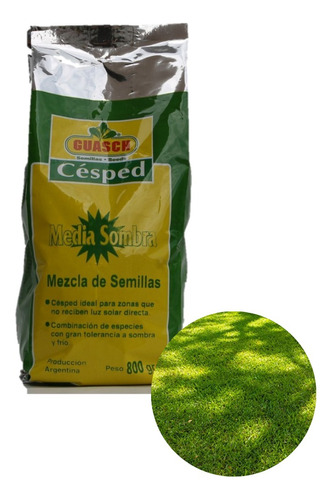 Semillas De Césped Guasch  Media Sombra 800g