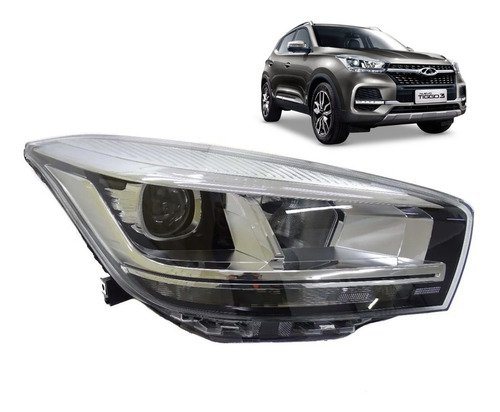 Optico Delantero Derecho Para Chery Tiggo 3 New 1.5 Cc 20-22