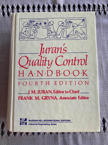 Quality Control Handbook Fourth Edition By Juran's