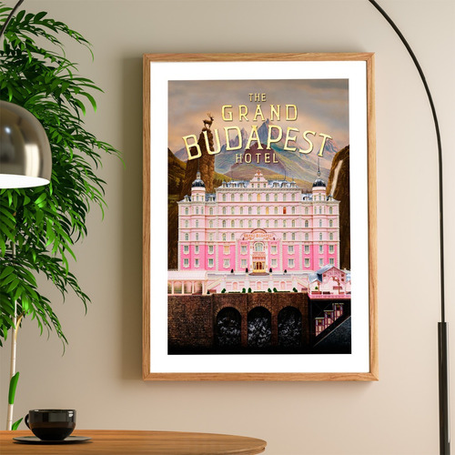 Cuadro Enmarcado The Grand Budapest Hotel Wes Anderson Cine