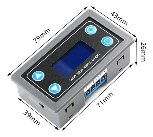 Dc12v 12v Led Digital Time Delay Relay Module Programmable