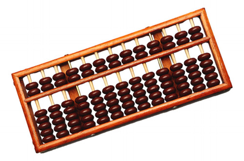 Baco De Madera Soroban Chino De 13 Columnas, Educación