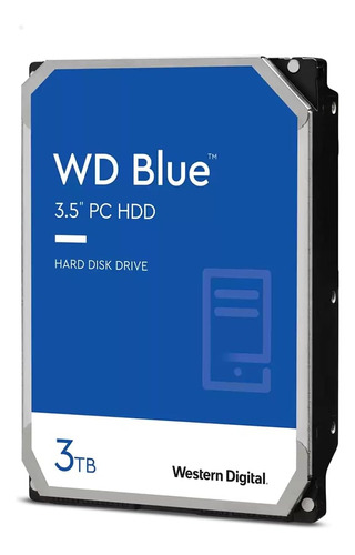 Disco Duro Interno Western Digital De 3 Tb Wd Blue Pc Hdd -.