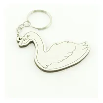Comprar 35 Chaveiros Personalizado Branco Animais Cisne