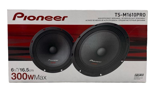 Medios Para Carro Pioneer De 6  300 Watts  Tsm-1610pro