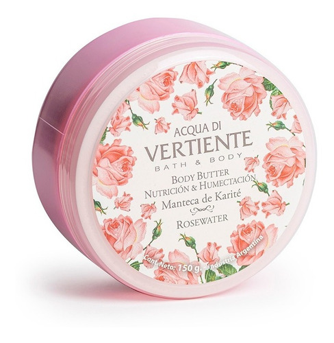 Body Butter Vertiente Rosewater X 150 Grs.