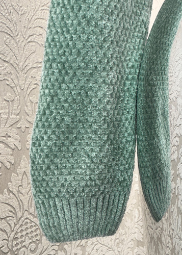 Sueter Cerrado Tejido Chenilla Extra Suave Cuello Redondo