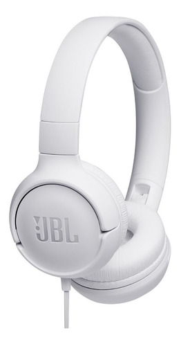 Auriculares Jbl Tune T500 On-ear Con Cable Microfono Blanco