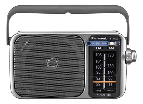 Radio Am Fm Panasonic Funciona A Electricidad O A Pilas