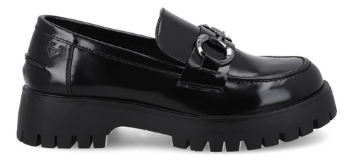 Zapato Plataforma Negro Mujer 46401