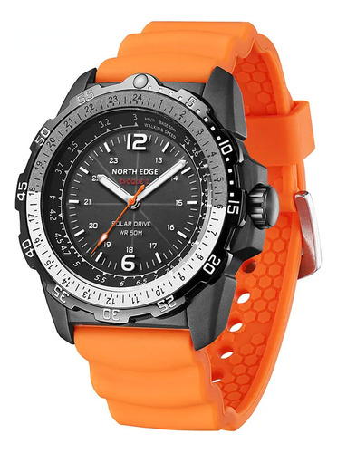 Reloj Digital Deportivo North Edge Evoque 2 Para Hombre, Res