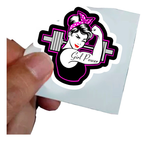 Stickers Calcomanias Pegatinas Calcas  Girl Power X 50