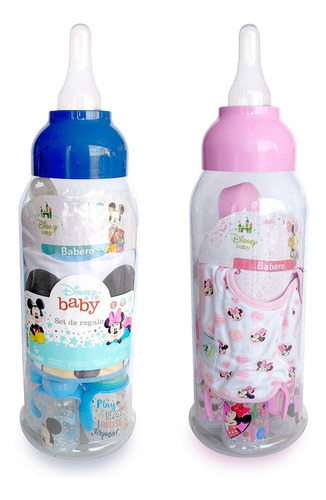 Imagen 3 de 4 de Mamadera Gigante Con Accesorios Mickey Minnie Para Regalar