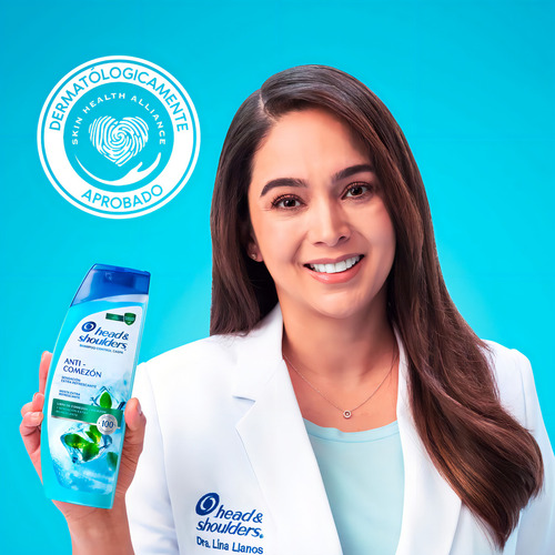 Shampoo Head & Shoulders Anti-comezón Con Menta 375ml
