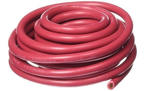 Cable Primario Rojo 10 Awg 8'