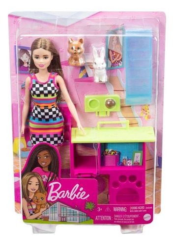 Barbie Casa De Juego Con Animalitos - Original Importada 