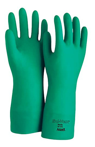 100016 Sol-vex 37-175 Guantes Con Forro Flocado De Nitrilo S