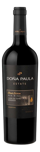 Vinho Argentino Tinto  Estate Black Edition Doña Paula 750ml