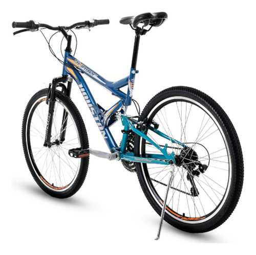 Bicicleta Aro 26 V-brake 21 Marchas Azul / Verde Stinger