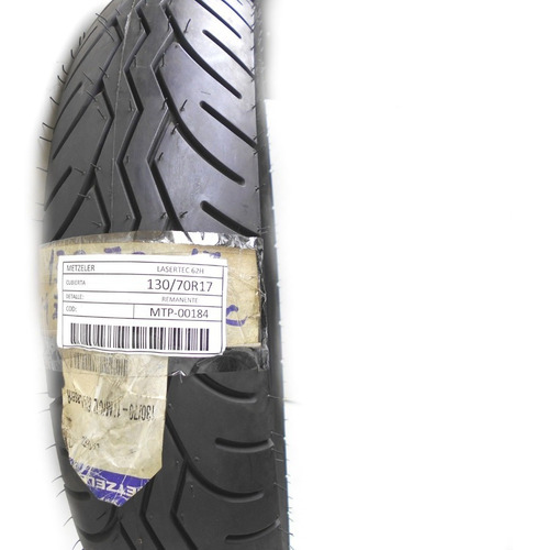 Imagen 4 de 4 de Cubierta De Calle Metzeler Lasertec 62h S/c 130/70r17 2014