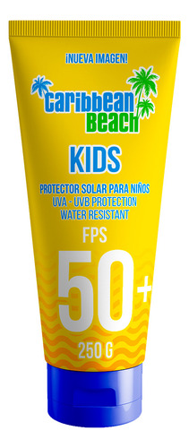 Protector Solar Caribbean Beach Kids Fps 50 + Uva/uvb 250g