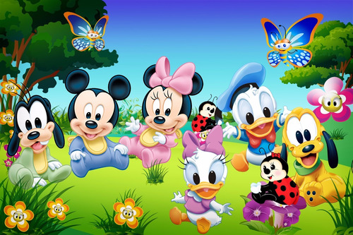 Painel Lona Baby Disney (3)  2x1,50 - Envio 48h Display