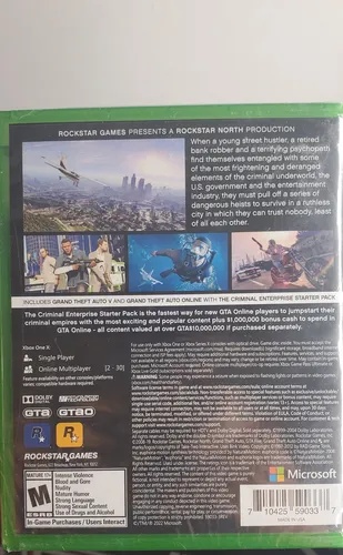 Juego Fisico Gta V Xbox One