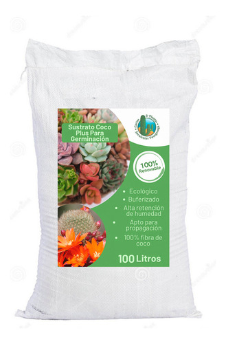 Sustrato De Coco Para Plantas 100 Litros