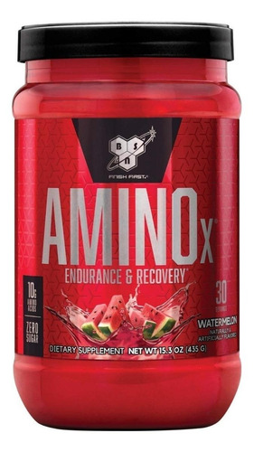 Imagen 1 de 1 de Suplemento en polvo BSN  AMINOx aminoácidos sabor watermelon en pote de 435g