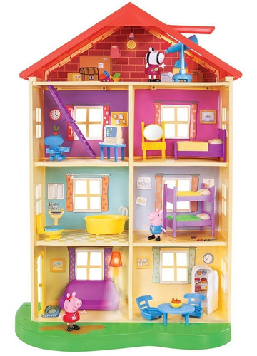 Nova Casa Da Peppa Pig Grande 4 Andares Com Luz E Som D T C